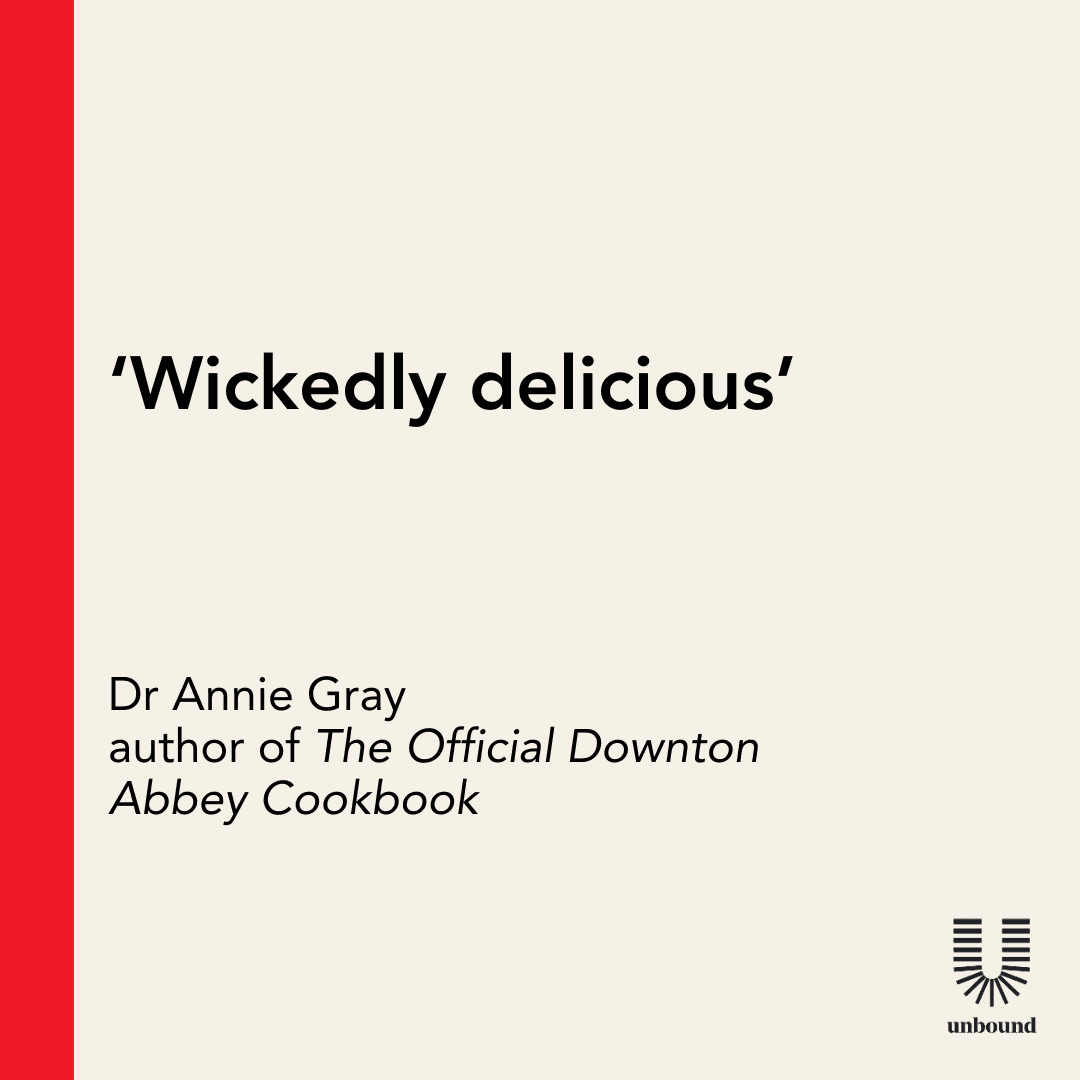 A Gothic Cookbook Quote from Dr Annie Gray - 'Wickedly delicious'