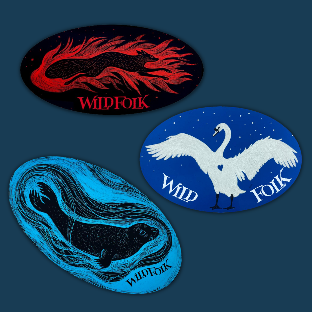 Wild Folk Badge Set