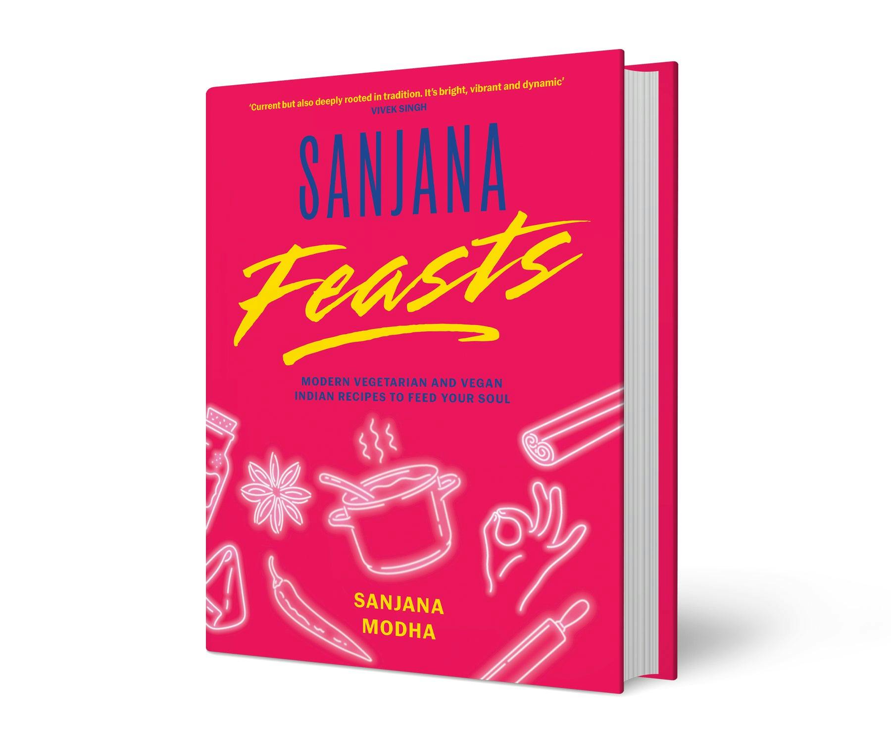 Packshot of Sanjana Feasts by Sanjana Modha